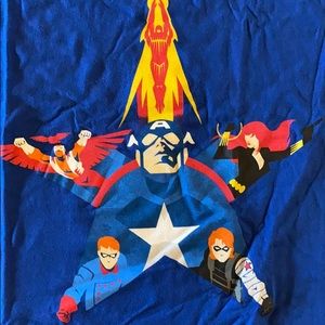 Captain America Star Collage T-Shirt